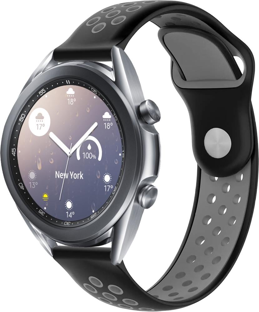 Ремінець Sport для Galaxy Watch 3 41 мм Black Grey (23034-53)