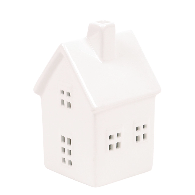 Домик керамический с подсветкой 16 см (212-53057-1)