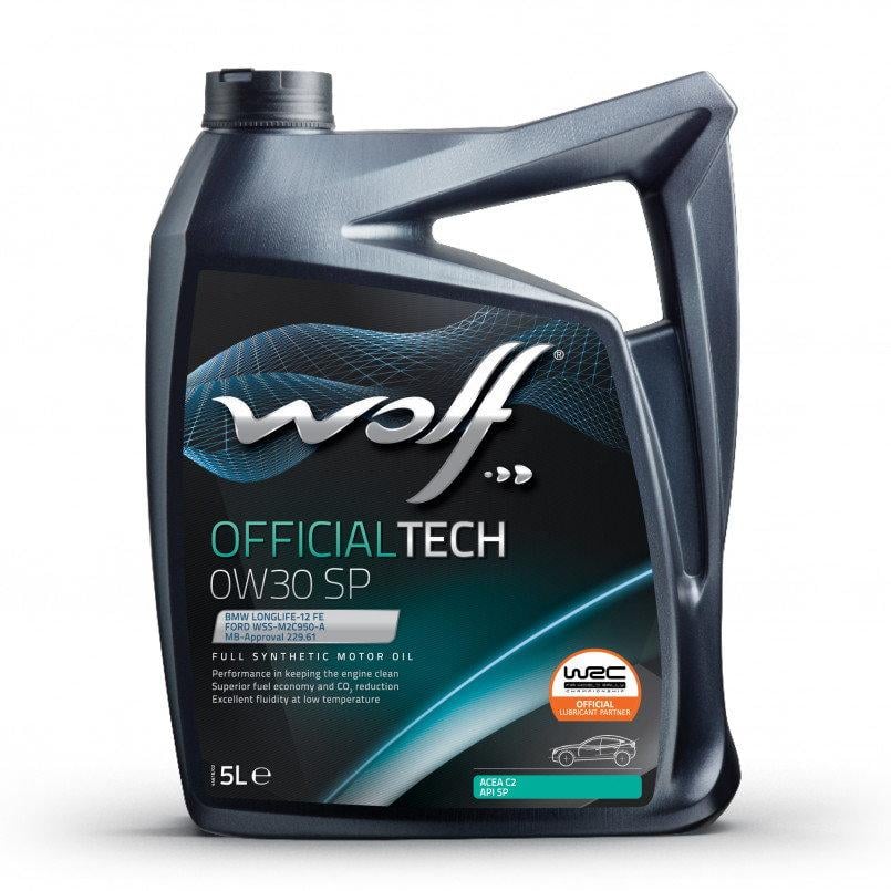 Моторне мастило WOLF OfficialTech A5/B5/C2 SP 0W-30 5 л (1049043)