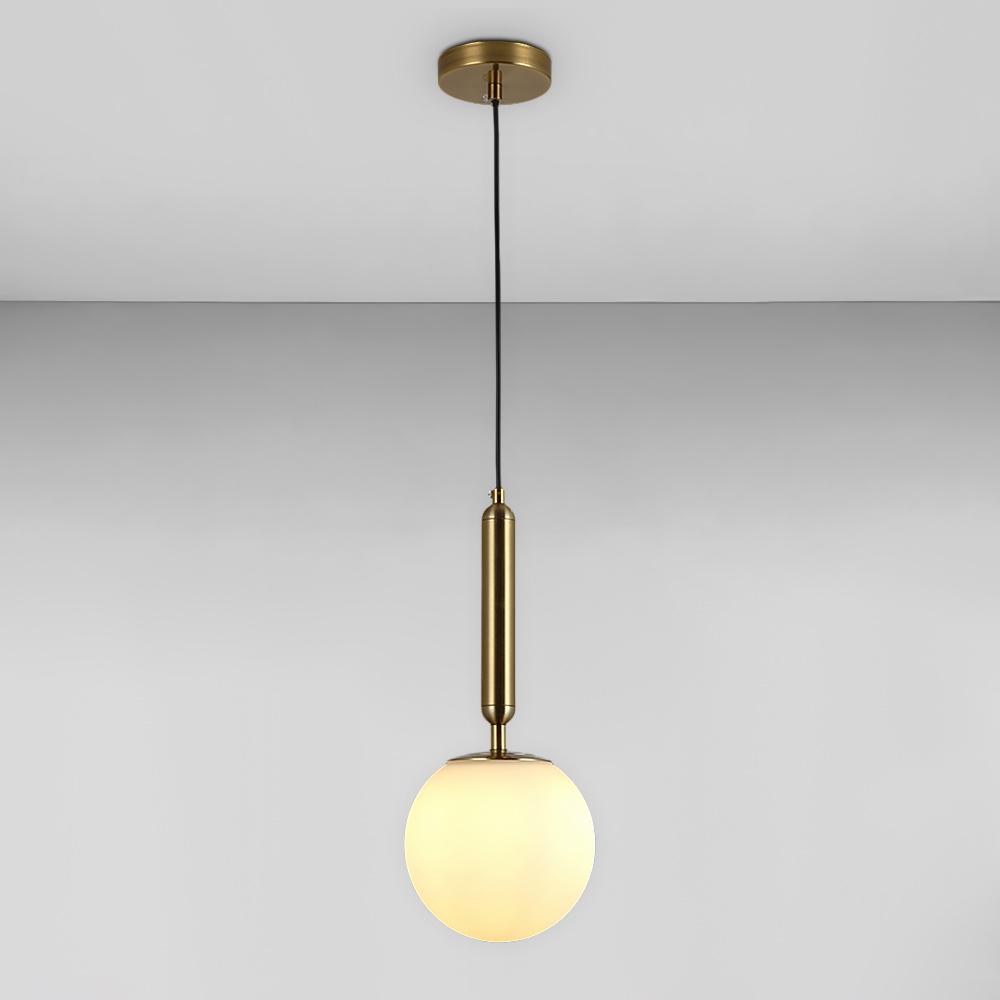 Люстра підвісна куля Light House LS-17183-1 BRZ/WH Бронзовий/Білий