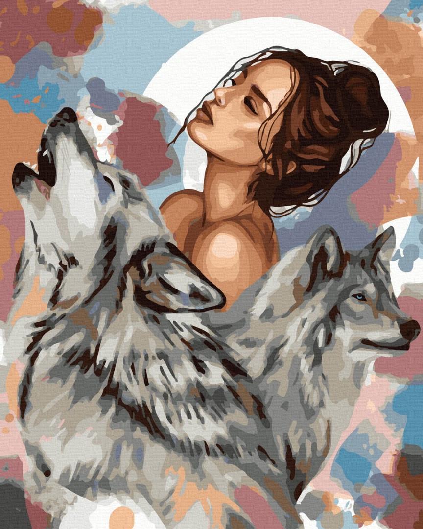 Картина по номерам Brushme PGX41385 Волчицы 40х50 см (1754282127) Картина по номерам Brushme PGX41385 Волчицы 40х50 см (1754282127)