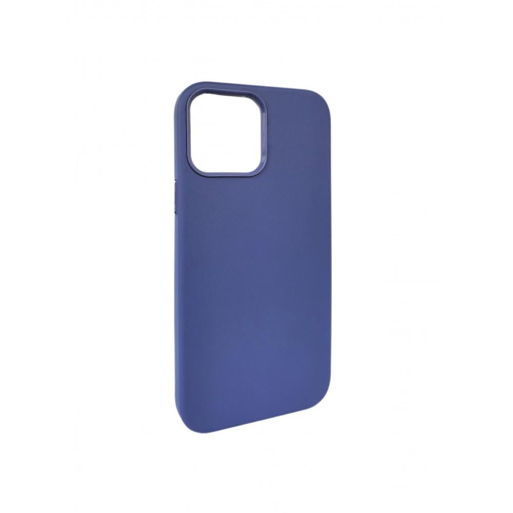 Чохол для Apple iPhone 13 Leather Magsafe Series Indigo Blue