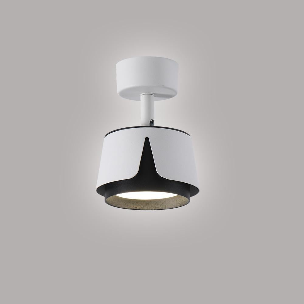 Світильник точковий ESLLSE TELA R DL GX53 100x135 мм Біло-чорний (10530)