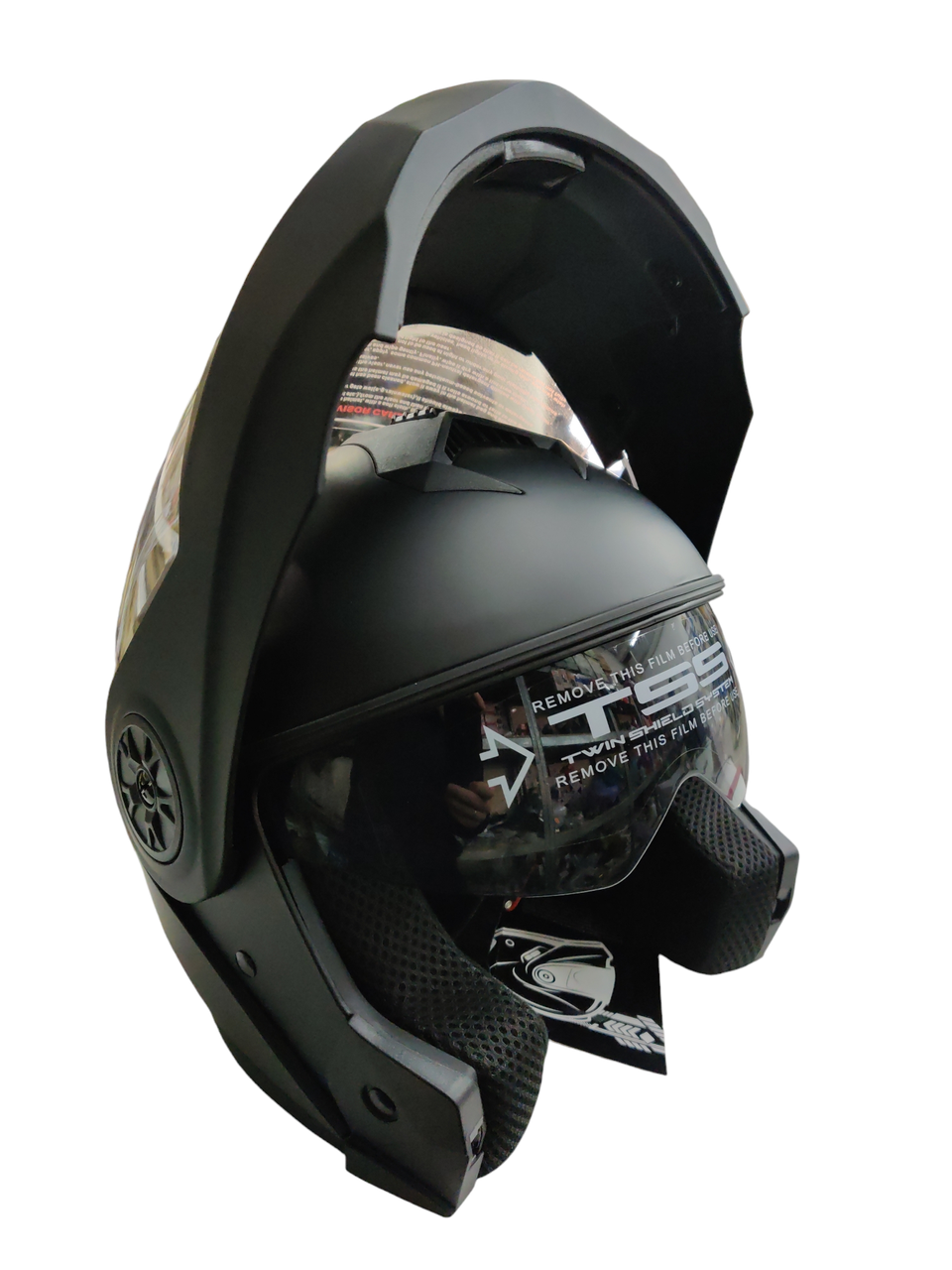 Мотошлем-трансформер Forte BLD-159 с очками XL Черный (2404745824)