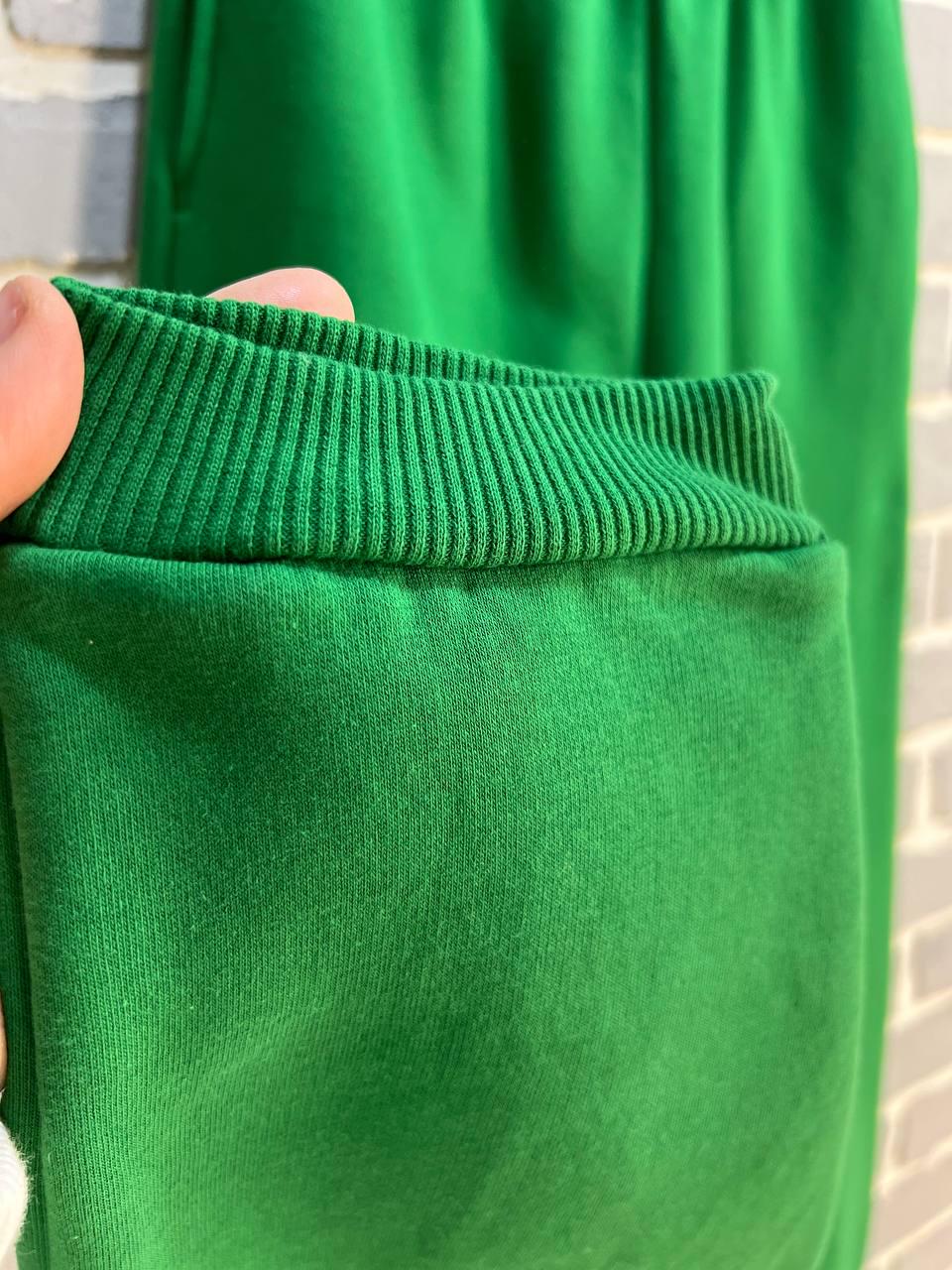 Брюки женские PEPPER MINT 24-13 спортивные джоггеры резинка на талии утепленные M Зеленый (914) - фото 6 Брюки женские PEPPER MINT 24-13 спортивные джоггеры резинка на талии утепленные M Зеленый (914) - фото 6