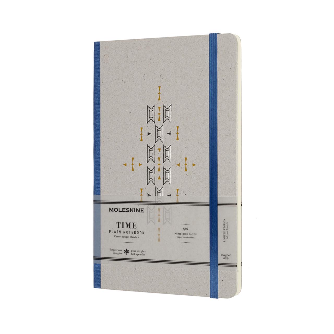 Блокнот Moleskine Limited Time средний 13х21 см 140 страниц нелинованный синий (8058341710784)