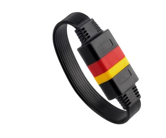 Діагностичний OBD2 подовжувач 36 см «тато-мама» Full pin (1544141953) - фото 3 Діагностичний OBD2 подовжувач 36 см «тато-мама» Full pin (1544141953) - фото 3