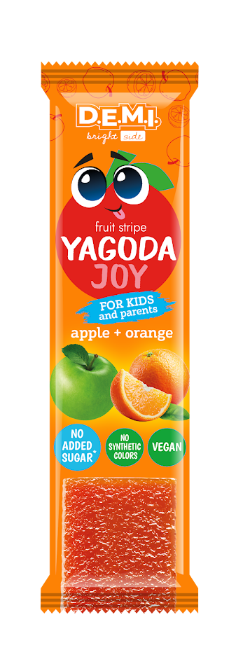 Пастила фруктова Yagoda Joy Апельсин 15 г (2603674586)