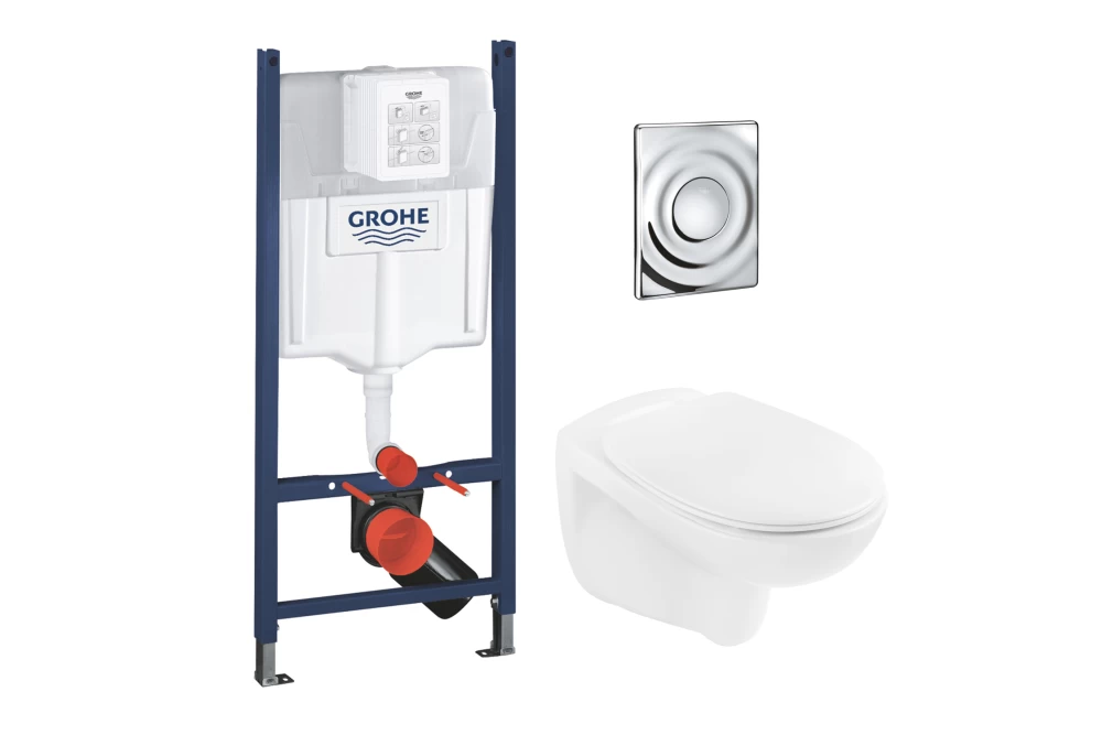 Комплект унітазу з інсталяцією Grohe Solido Surf 4в1 UA38971574A (23177828)