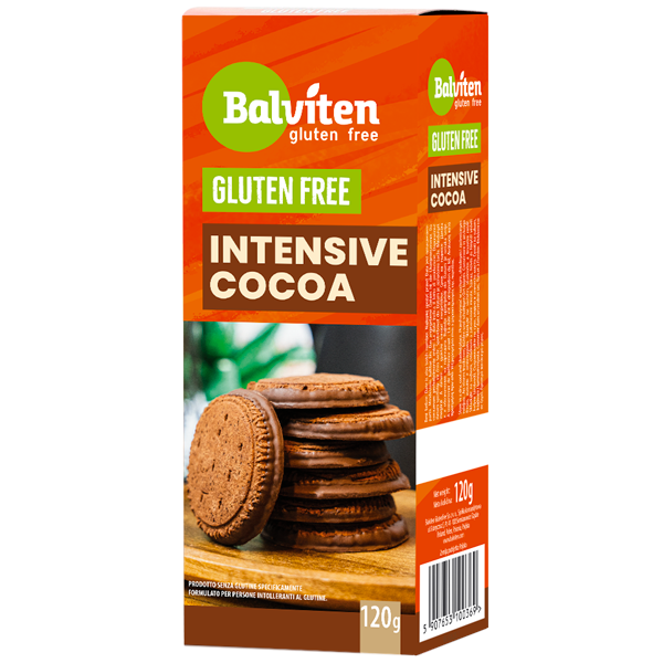 Печиво шоколадне без глютену BALVITEN Intensive Cocoa 120 г (5907653100369)