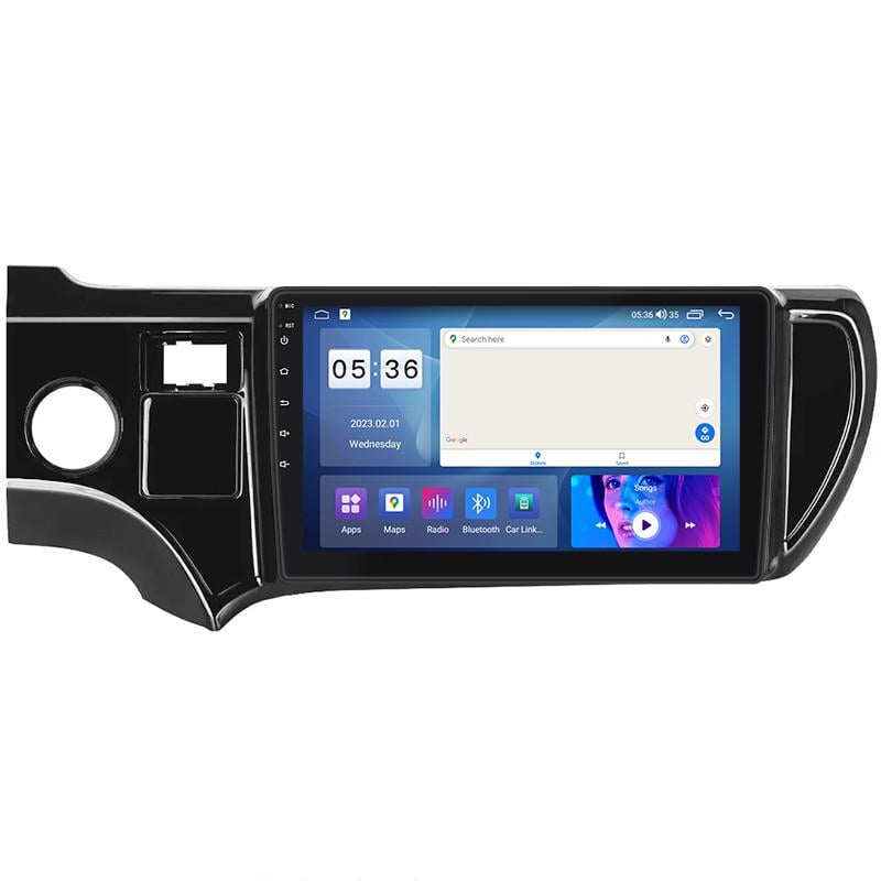 Автомагнитола Lesko для Toyota Prius c I 2011 IPS 9" 2/32Gb CarPlay 4G Wi-Fi GPS