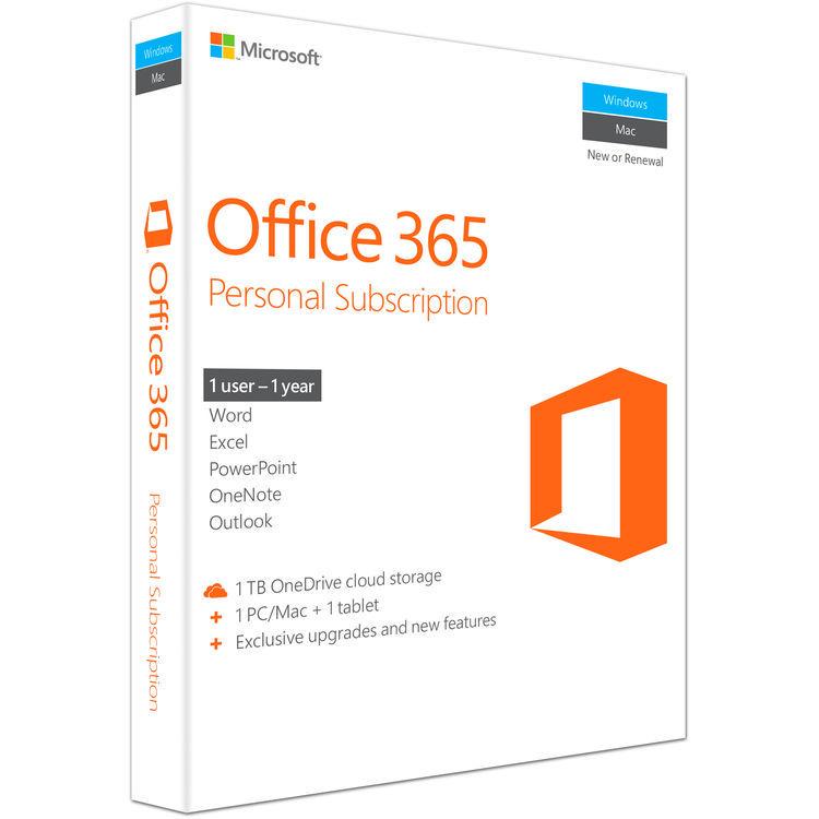 Лицензия электронная Microsoft 365 Personal 1 User 1 Year Subscription Only Download