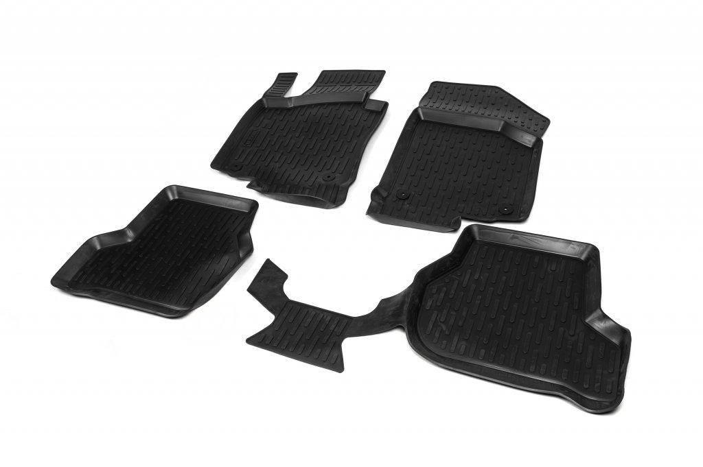 Коврики автомобильные для Skoda Octavia II A5 2010-2013 г Niken 3D резина 4 шт. (77366)