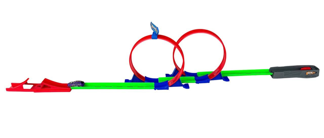 Ігровий набір Hot Wheel Автотрек Подвійна петля з машинкою 142 см (6603-1) - фото 3 Ігровий набір Hot Wheel Автотрек Подвійна петля з машинкою 142 см (6603-1) - фото 3