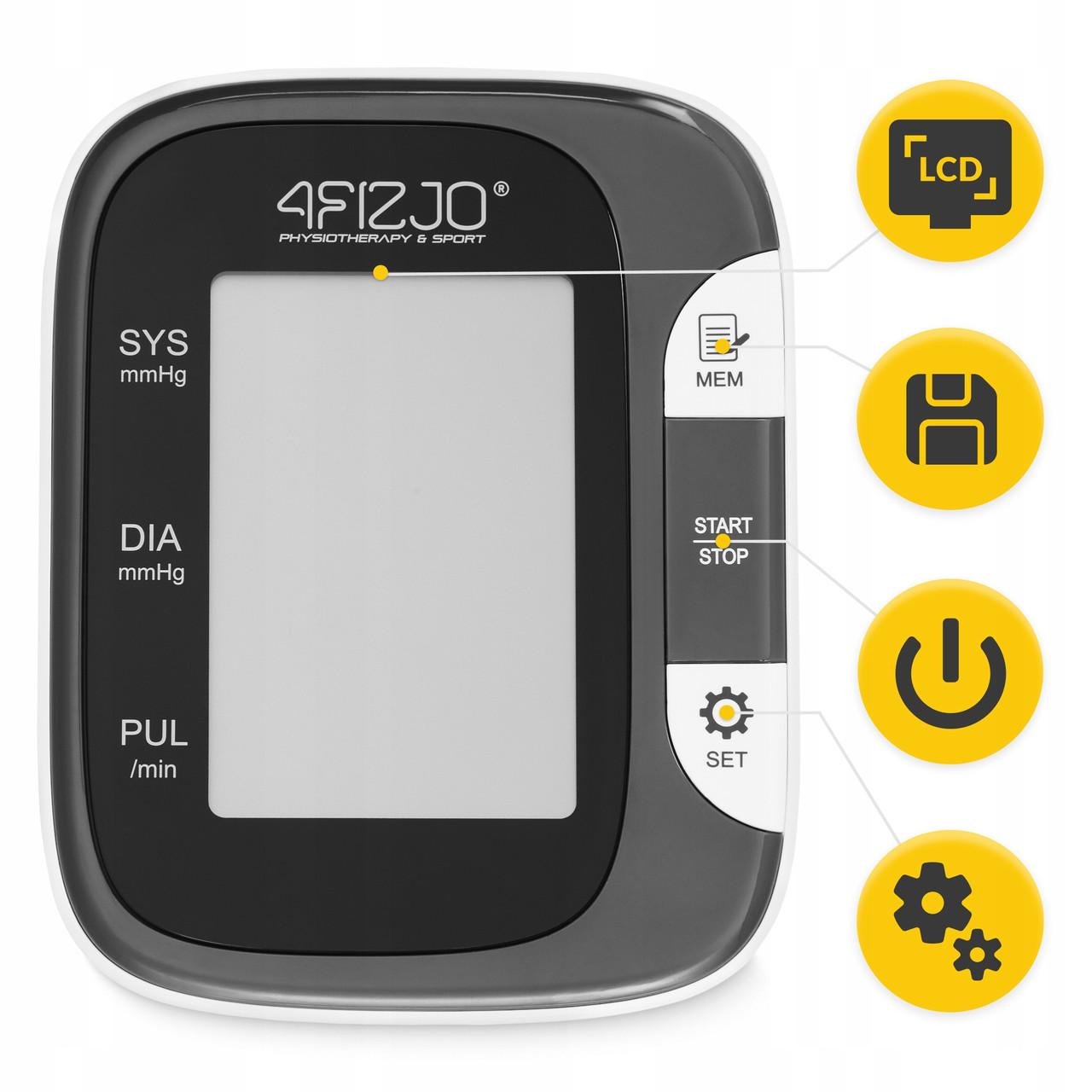 Тонометр автоматичний 4fizjo PRO+ (P-5905973401999) - фото 9 Тонометр автоматичний 4fizjo PRO+ (P-5905973401999) - фото 9