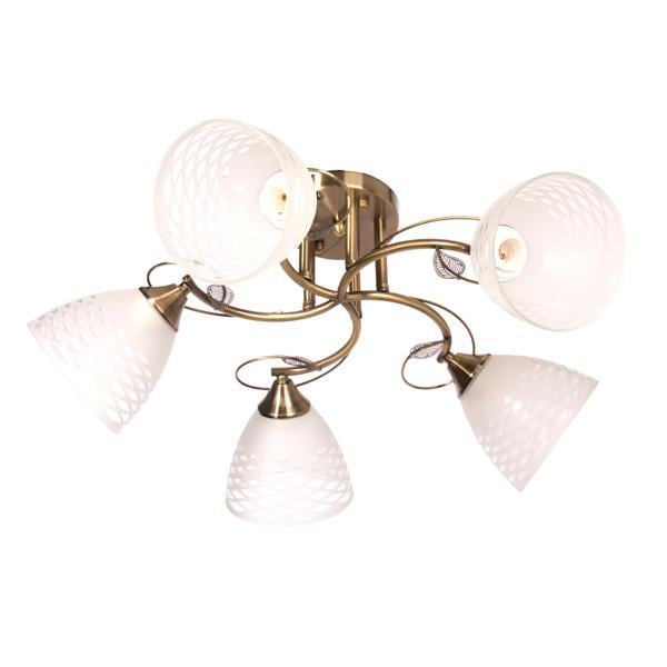 Люстра потолочная на 5 плафоны Svet SR-N4022/5 AB Антик