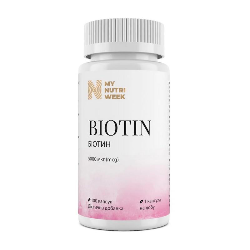 Биотин My Nutri Week Biotin 5000 мкг 100 капс.