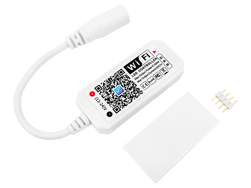 Контролер RGB Wi-Fi 12-24V Smart LED 4A/CH (2827) Контролер RGB Wi-Fi 12-24V Smart LED 4A/CH (2827)