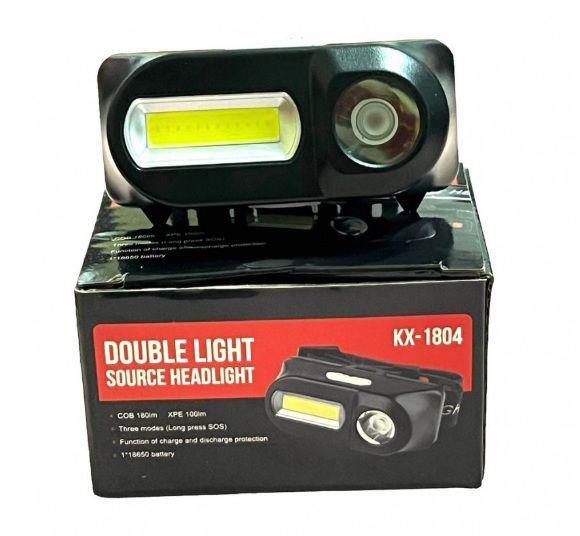 Ліхтар налобний Bailong 1804R XPE+COB (097656) - фото 3 Ліхтар налобний Bailong 1804R XPE+COB (097656) - фото 3