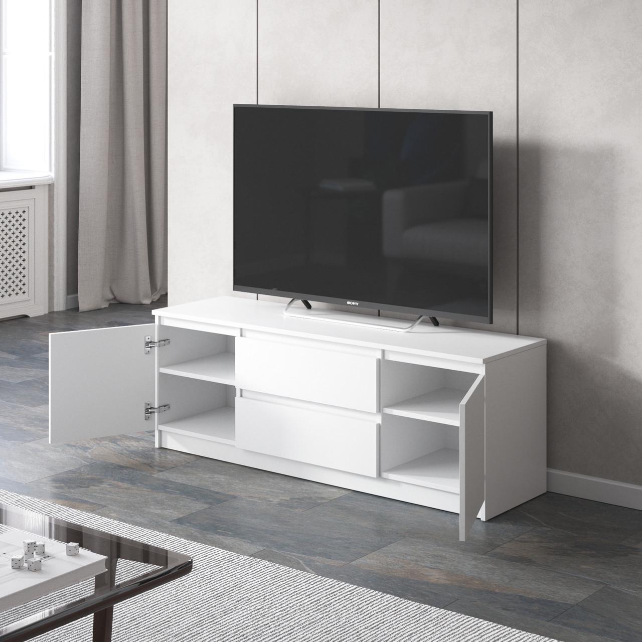 Тумба под телевизор Вайс R-28 1402х400х531 мм Дуб сонома (30668704) - фото 3 Тумба под телевизор Вайс R-28 1402х400х531 мм Дуб сонома (30668704) - фото 3