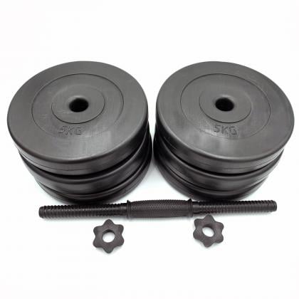 Гантель наборная Newt Rock pro композитная в пластиковой оболочке 30,5 кг - фото 3