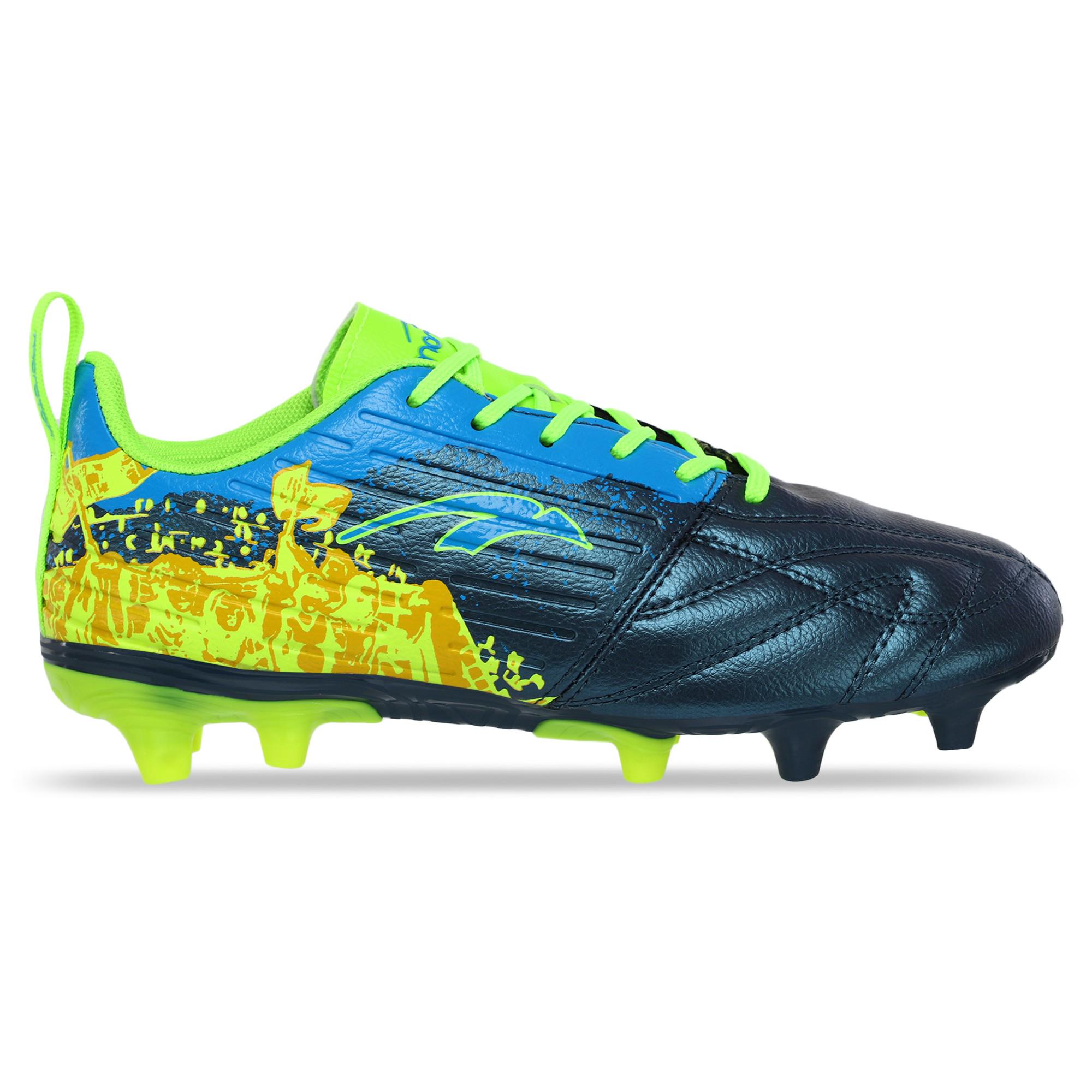 Бутсы футбольные Maraton 220820-4 р. 39 Темно-голубой/Желтый (AM0002876)