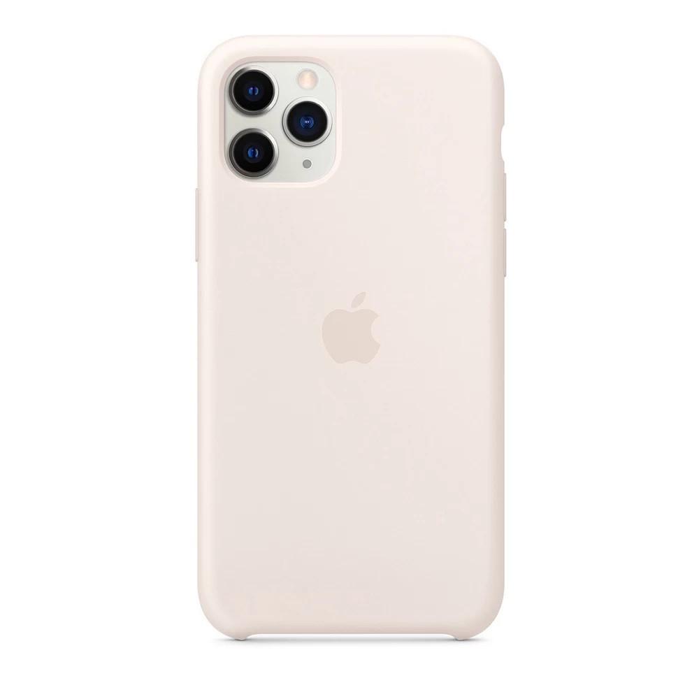 Силиконовый Чехол Накладка Silicone Case для iPhone 11 Pro Max Закрытый низ Antique White