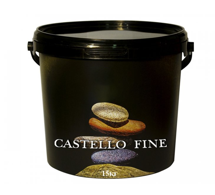Декоративна штукатурка натуральний вапняк Elf DECOR CASTELLO FINE Silicone 15 кг (2783336975)