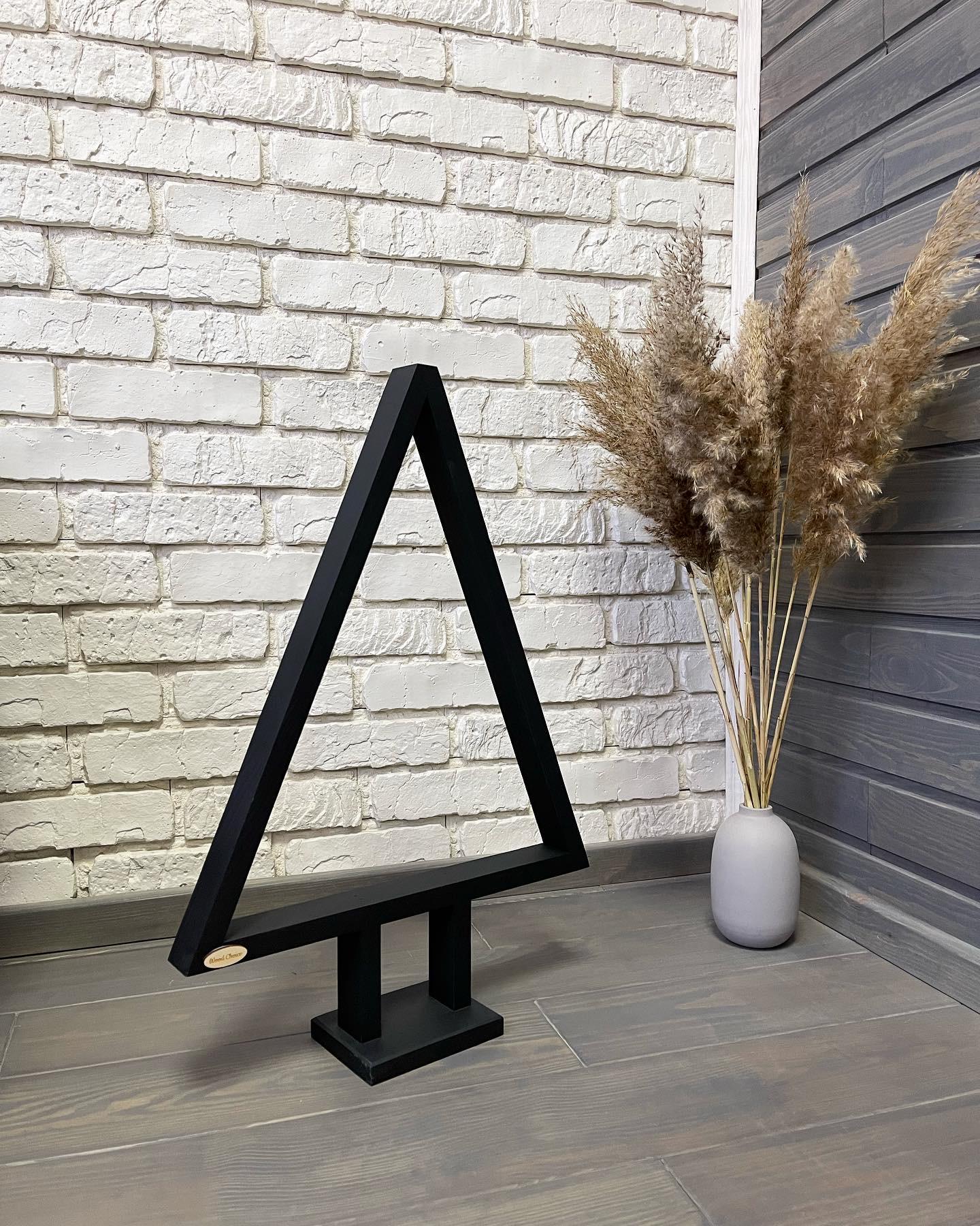 Елка деревянная эко 40х60 см Черный - фото 2 Елка деревянная эко 40х60 см Черный - фото 2