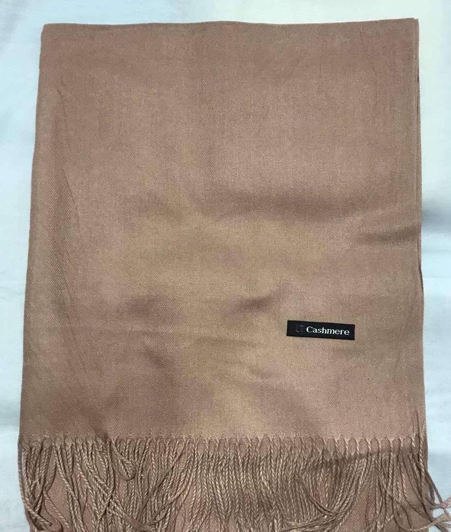 Шарф женский Кашемировый Кофейный (ШарфКаш65)