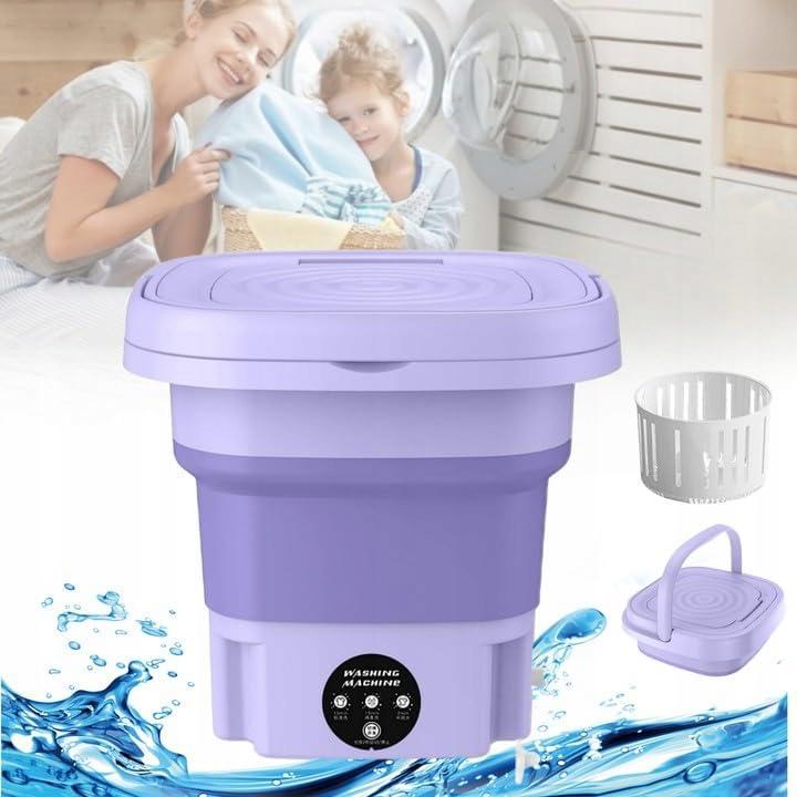 Стиральная машинка портативная Mini Folding Washing Machine мини (MF-320) - фото 9