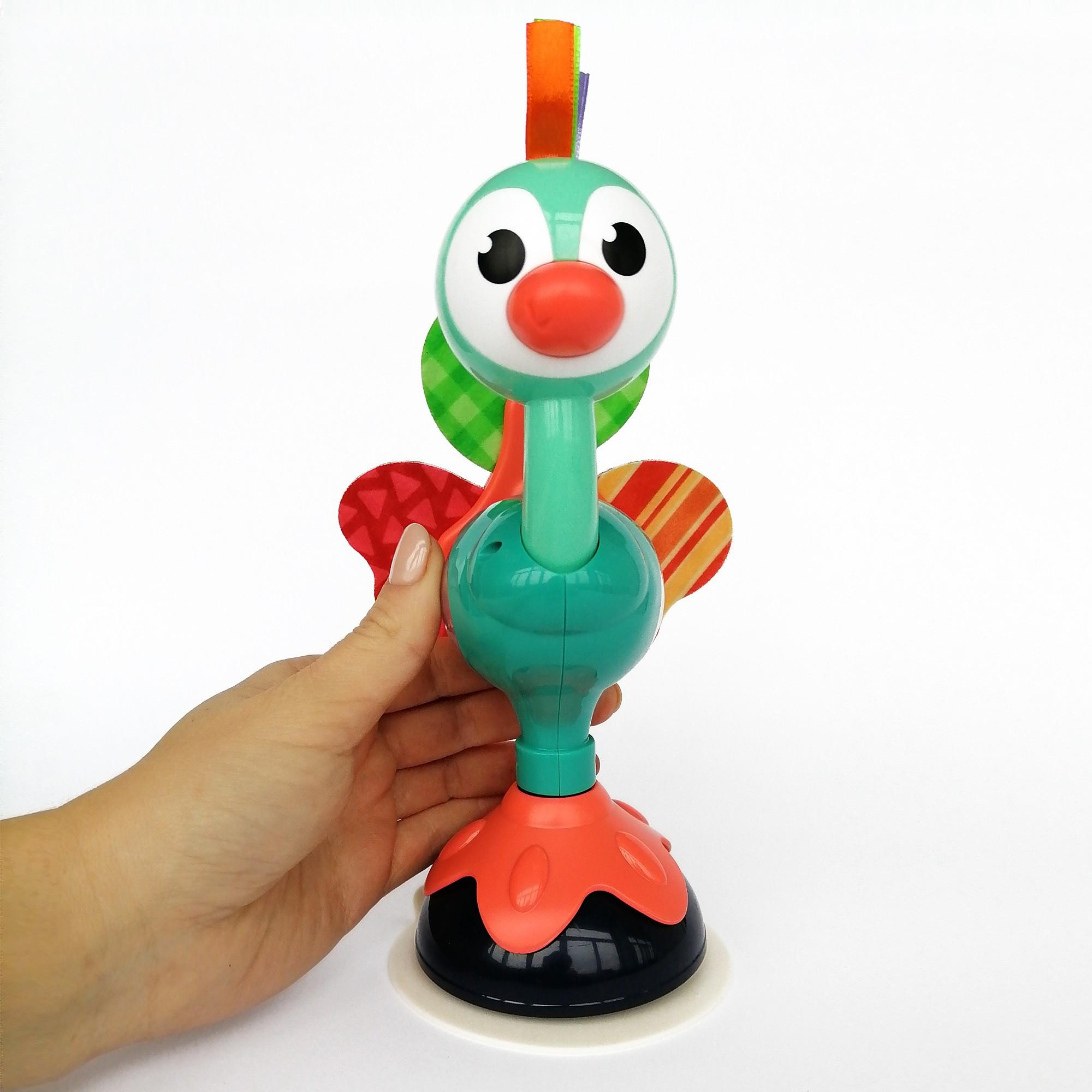 Брязкальце Play Smart Страусятко 23 см на присосі Різнокольоровий (110458STR) - фото 3 Брязкальце Play Smart Страусятко 23 см на присосі Різнокольоровий (110458STR) - фото 3