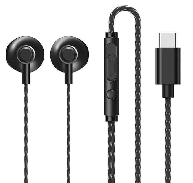 Наушники REMAX TYPE-C Wired Earphone for Music & Call RM-711a 1.2м black