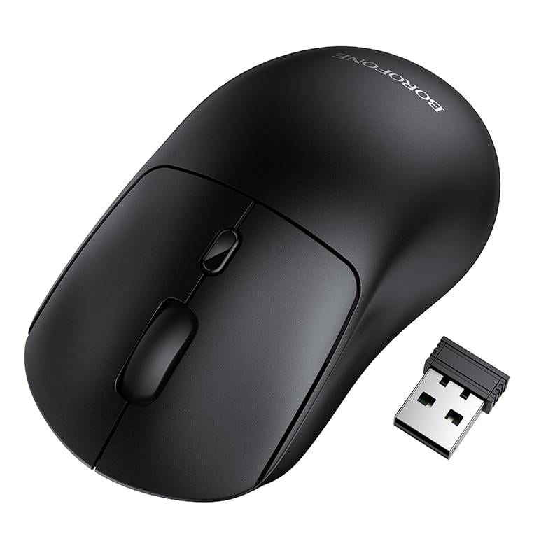 Маніпулятор миша Borofone BG151 Cielo dual-mode wireless mouse Black (6941991127687)
