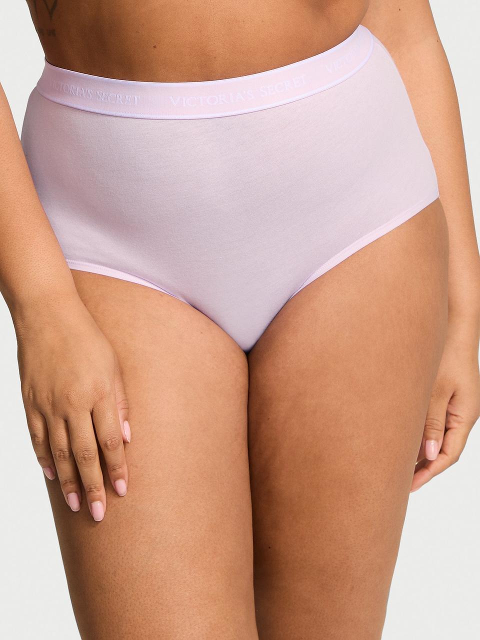 Трусики женские Victoria's Secret Logo Cotton Modern Brief S Лиловый (329425442838)