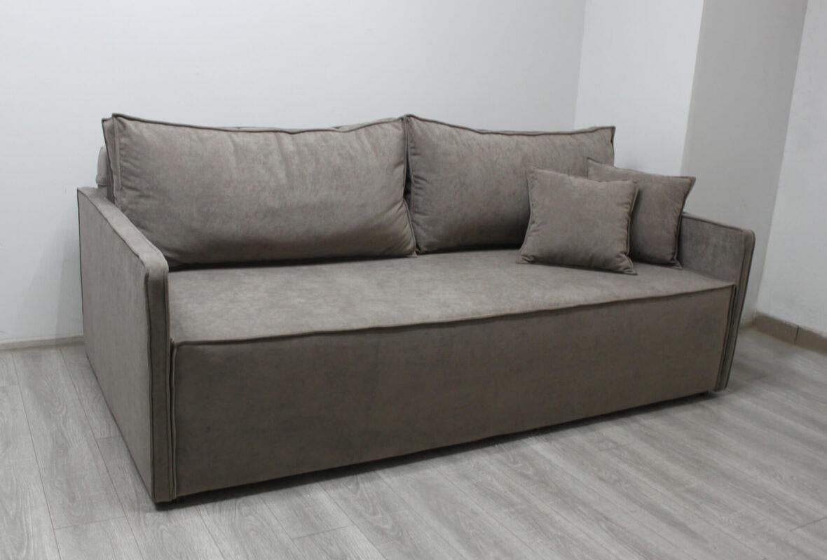 Диван раскладной ортопедический Шик Галичина Техас дерево/текстиль Коричневый - фото 2