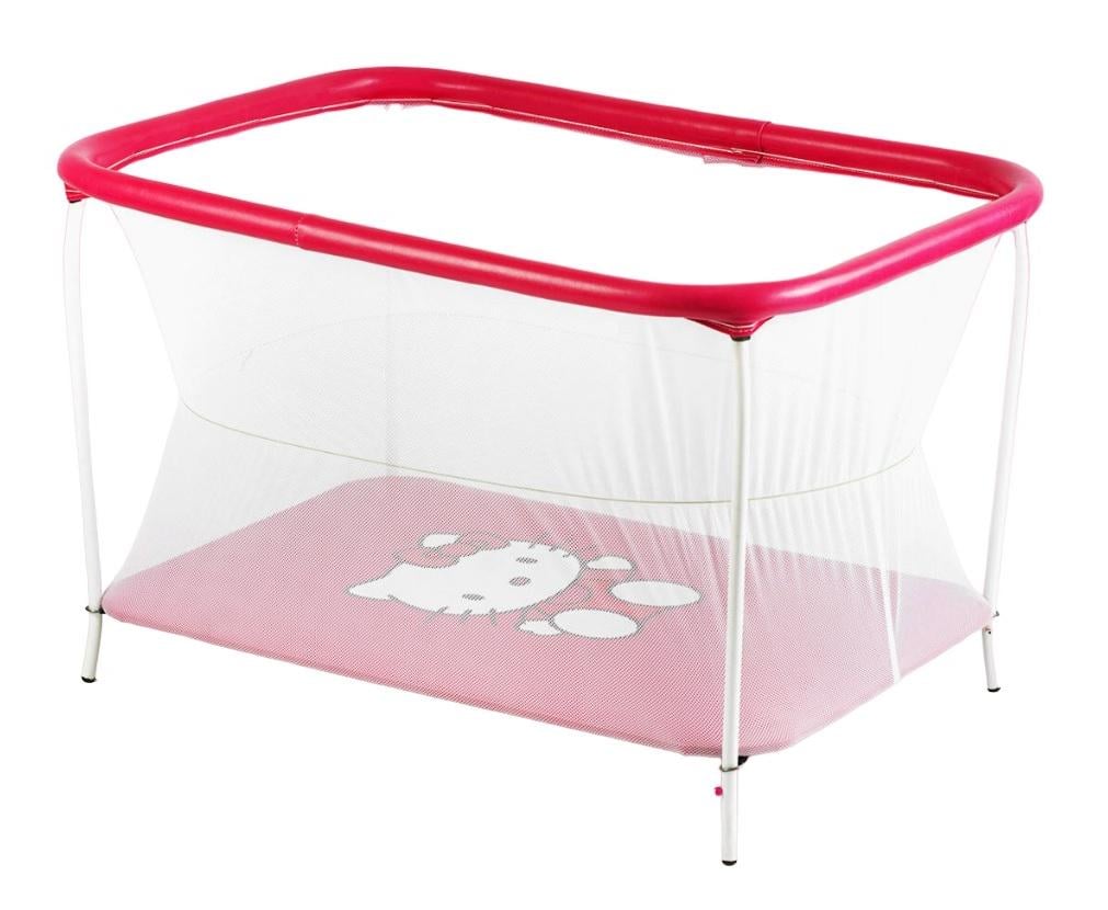Манеж Hello Kitty прямоугольный мягкое дно евросетка без ручки Burgundy (147280)