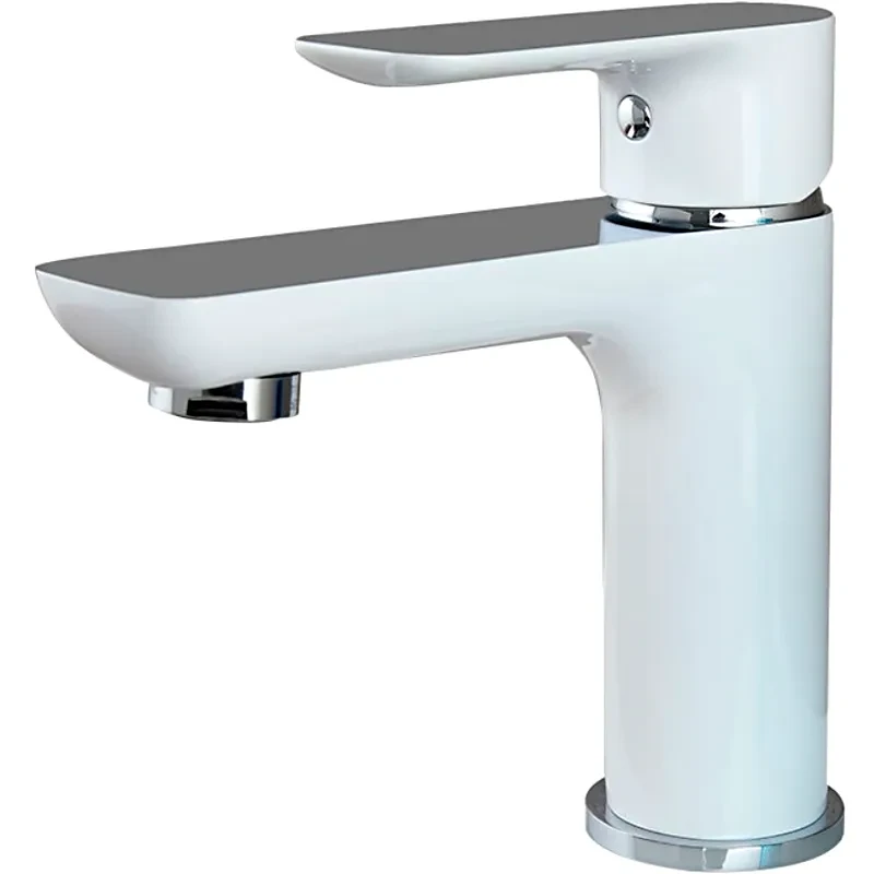 Смеситель для умывальника Gappo G1048 Белый/Хром (G1048)