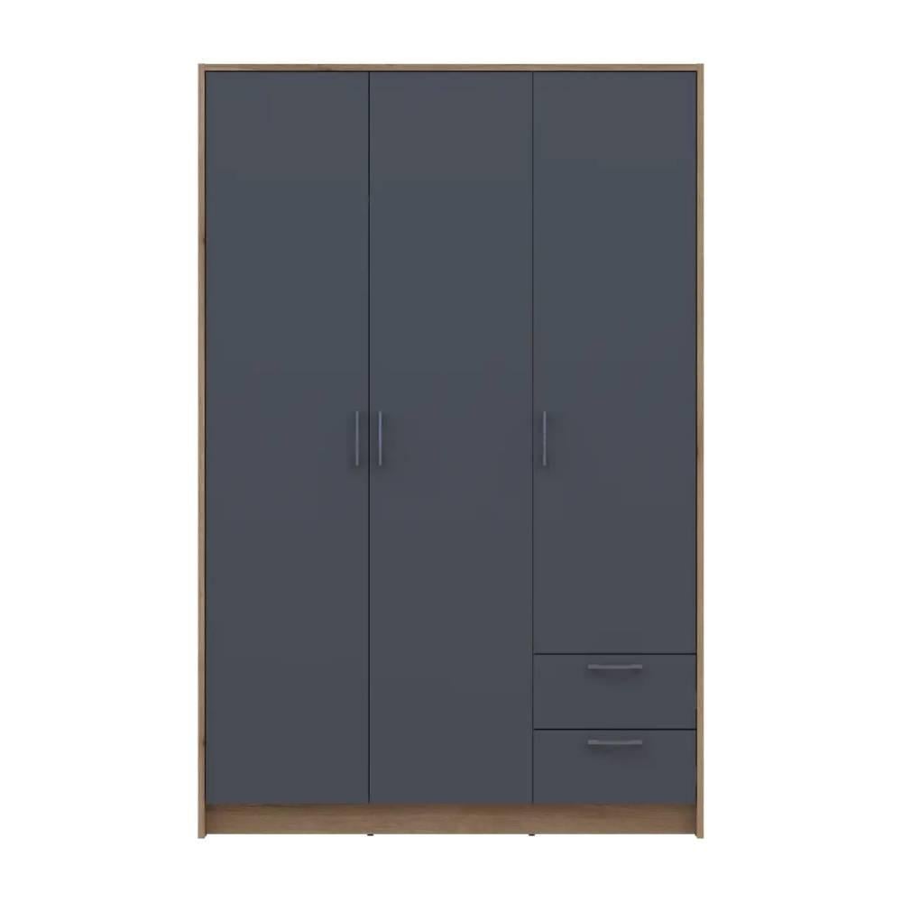 Шкаф Doros Ронди DRS-011658 3ДСП 121х52х195 см Дуб Артизан/Графит (80737814)