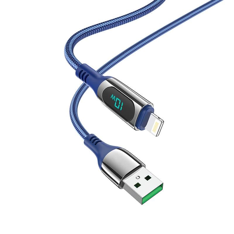 Кабель Hoco Lightning Extreme charging data cable S51 Blue (0b61e8ec)