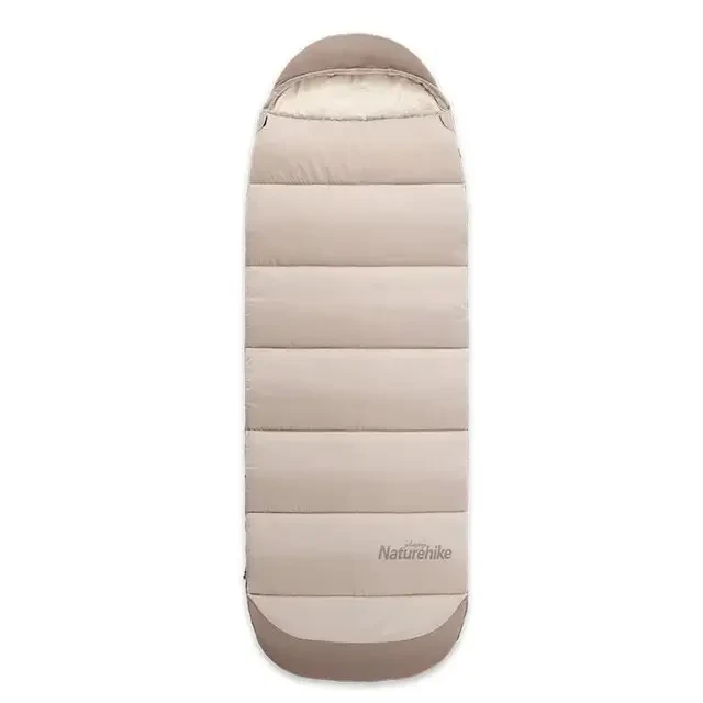 Спальный мешок Naturehike B400 NH21MSD11 с капюшоном 220х85 см Бежевый