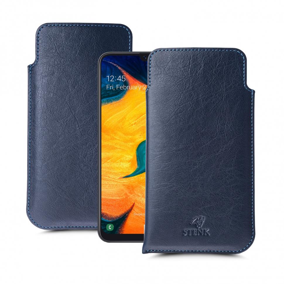 Футляр Stenk Elegance для Samsung Galaxy A30 Синий (63009) Футляр Stenk Elegance для Samsung Galaxy A30 Синий (63009)