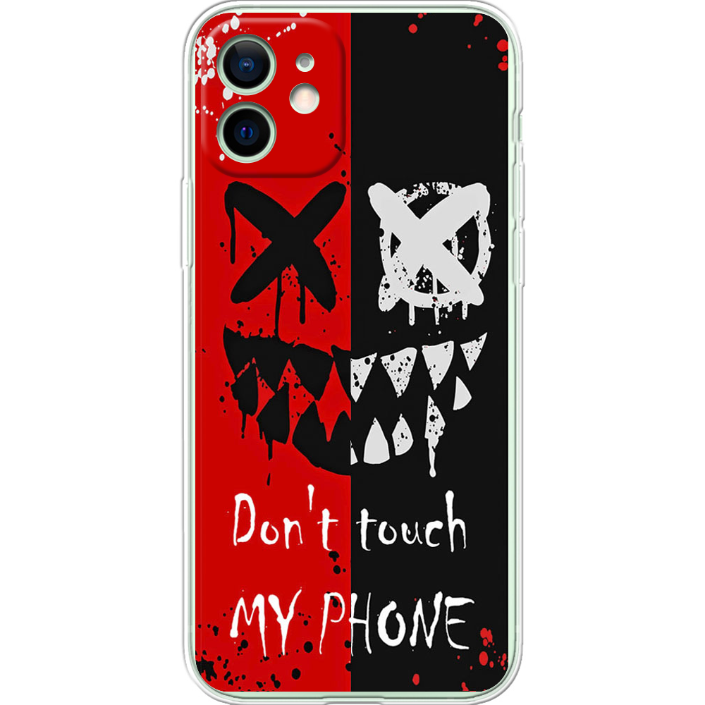 Чехол BoxFace iPhone 12 Bad Smile Прозрачный силикон (41161-up2468-41086)