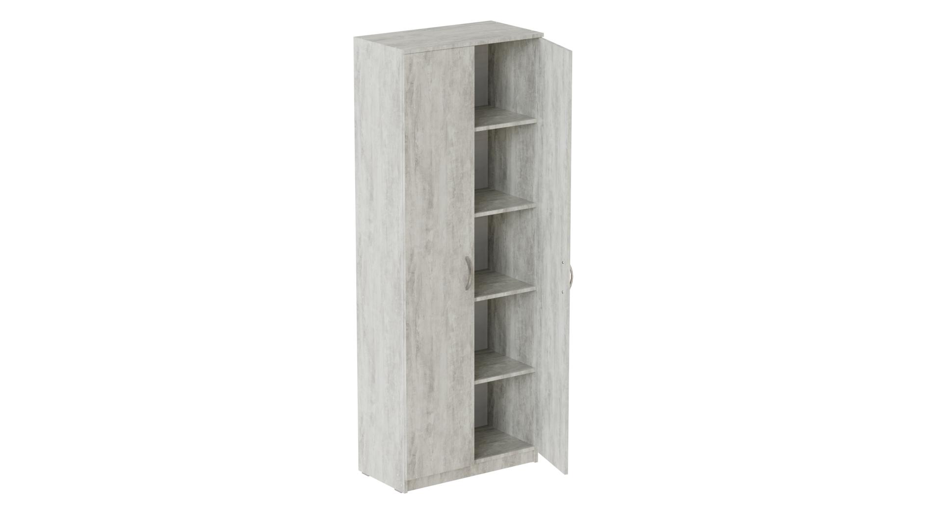 Шкаф Ferrum-decor Анжело на 5 полок 2 двери ДСП 16 мм 1900x800x380 мм Бетон (FRD-105054) Шкаф Ferrum-decor Анжело на 5 полок 2 двери ДСП 16 мм 1900x800x380 мм Бетон (FRD-105054)