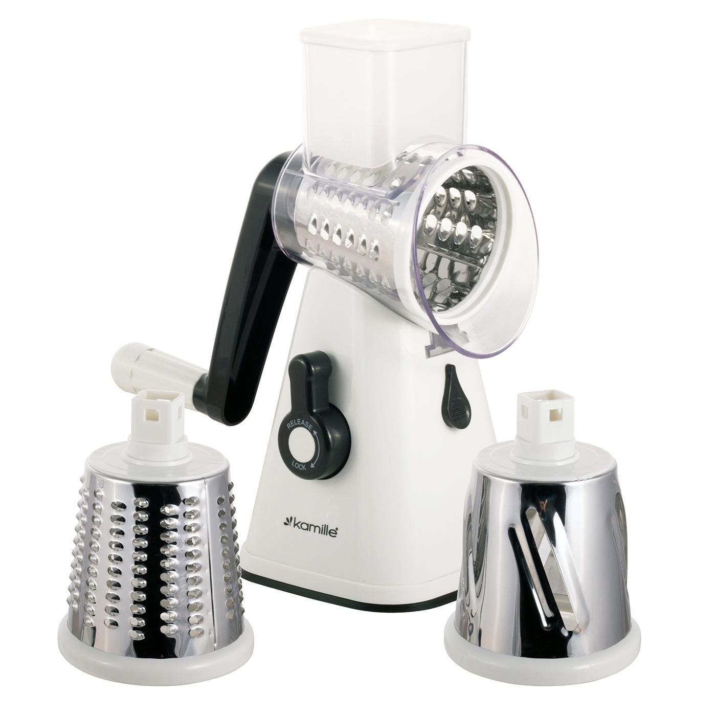 Терка для кухни ручная 3в1 Kamille овощерезка/шинковка/мультистайлер (10107)