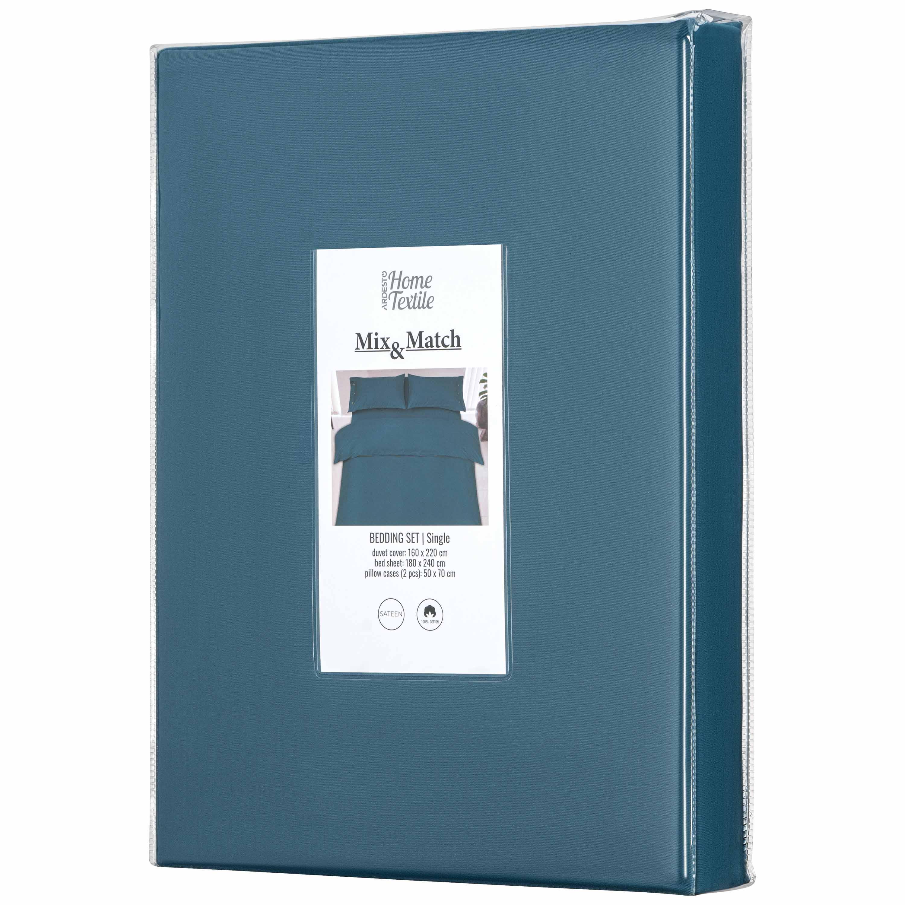 Комплект постельного белья Ardesto Mix&Match полуторный 160х220 см Океан (ART1622SB) - фото 4 Комплект постельного белья Ardesto Mix&Match полуторный 160х220 см Океан (ART1622SB) - фото 4