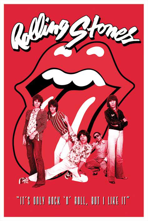 Постер плакат The Rolling Stones It´s Only Rock N Roll 61x91,5 см