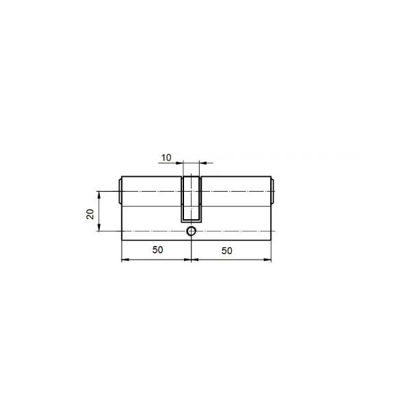 Циліндровий механізм для замка Титан 3D серія M 100 SN подовжені ключі - фото 5 Циліндровий механізм для замка Титан 3D серія M 100 SN подовжені ключі - фото 5