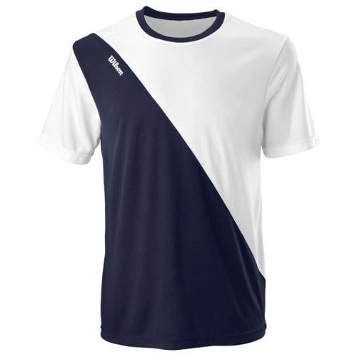 Футболка мужская Wilson TEAM II CREW L Белый/Темно-синий (WRA794005)
