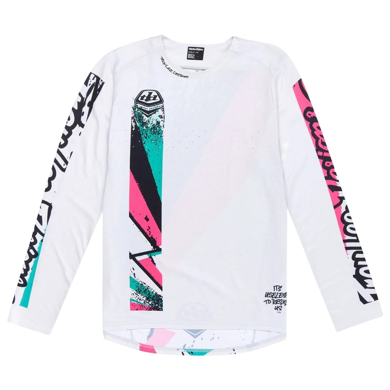Джерсі TLD SPRINT JERSEY FULL PULL CHALK L (323036014)